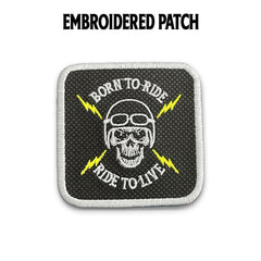 Born To Ride Embroidered Velcro Patch for Forge Bros Caps - Forge Bros