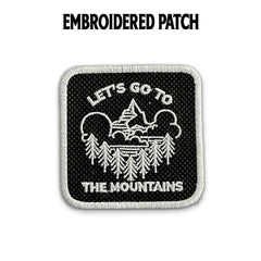 Mountains Outdoor Embroidered Velcro Patch for Forge Bros Caps - Forge Bros