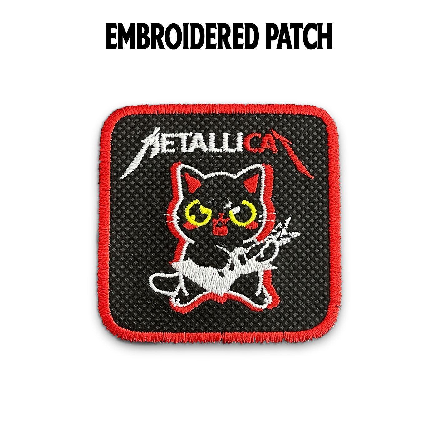 Metal Cat Embroidered Velcro Patch for Forge Bros Caps - Forge Bros