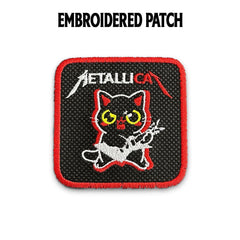 Metal Cat Embroidered Velcro Patch for Forge Bros Caps - Forge Bros