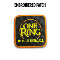 One Ring Embroidered Velcro Patch for Forge Bros Caps - Forge Bros